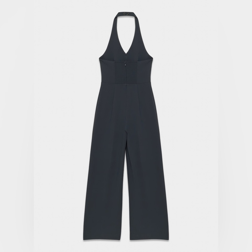 NWT - Wilfred Upscale Jumpsuit - Dark Night Navy - Size 6 - Picture 6 of 7